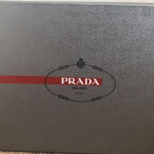 Black Prada rain boots